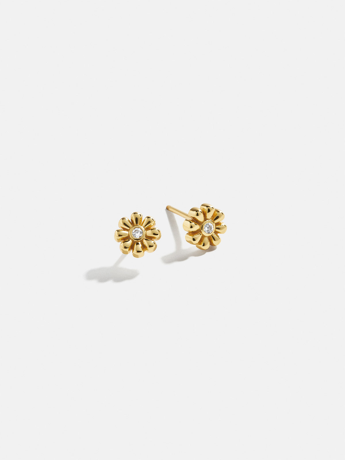 18K Gold Just For Fun Earrings - Flower