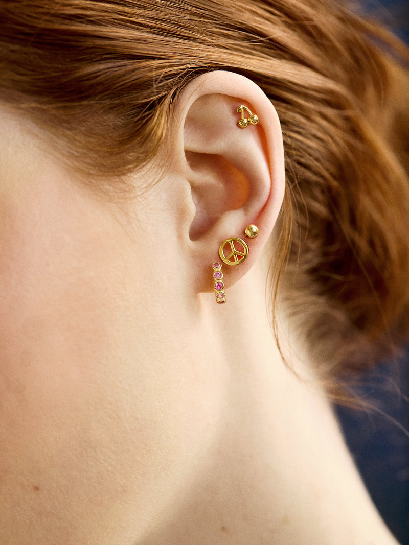 BaubleBar 18K Gold Peace Sign Delicate Stud Earrings - Peace Sign - 
    Ends Sunday: Enjoy 20% off
  
