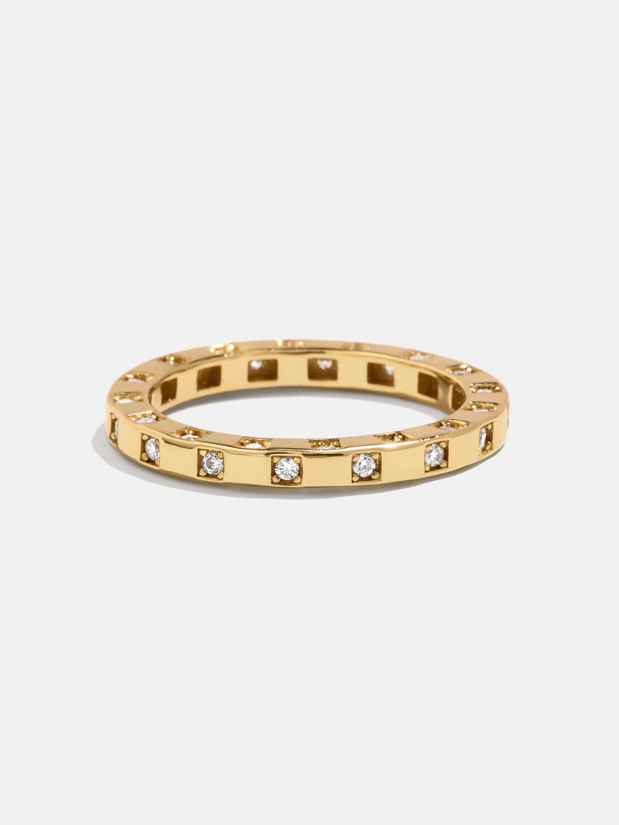 18K Gold Mabel Ring - Gold/Pavé