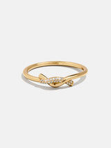 BaubleBar 18K Gold Kara Ring - Gold/Pavé - 
    18K gold plated sterling silver cubic zirconia
  
