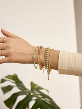 BaubleBar Yara Evil Eye Bracelet - Gold/Blue - 
    Enjoy 20% off - This Week Only
  
