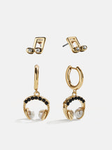 BaubleBar Volume Up Earring Set - Headphones - 
    Ends Sunday: Enjoy 20% off
  
