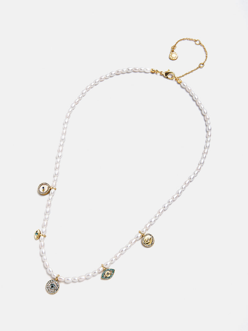 BaubleBar Frida Evil Eye Necklace - White/Blue - 
    Enjoy 20% off - This Week Only
  
