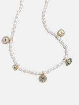 BaubleBar Frida Evil Eye Necklace - White/Blue - 
    Enjoy 20% off - This Week Only
  
