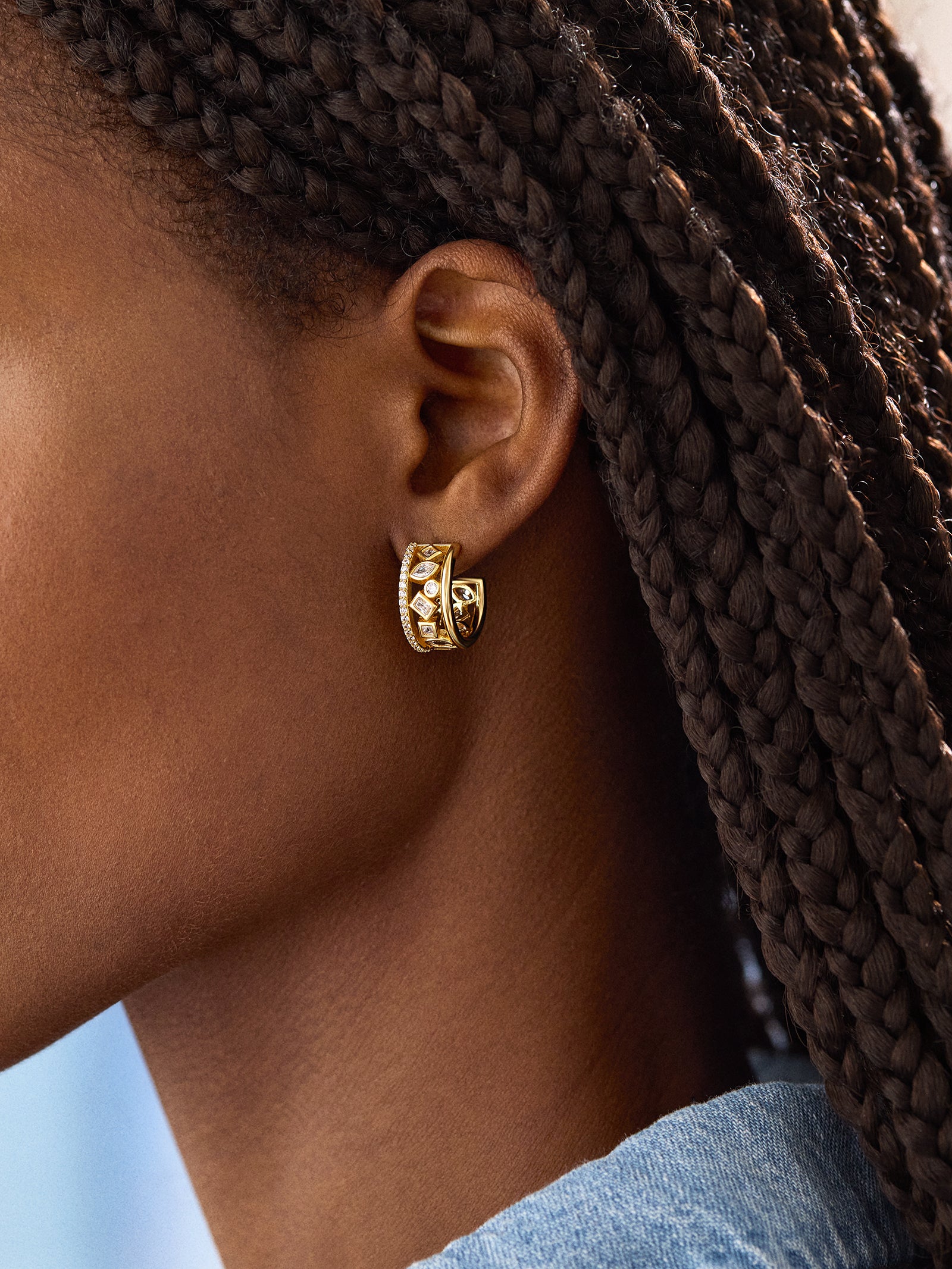 18K Gold Plated Jovial Life Earrings main image 1