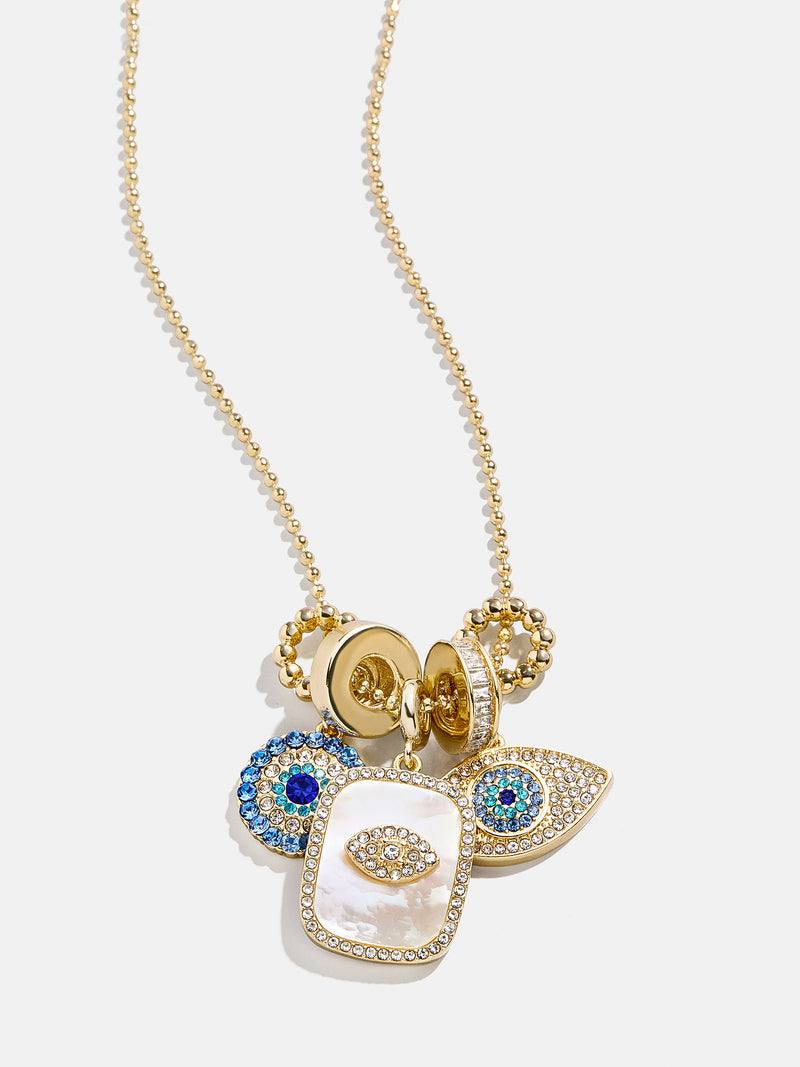 BaubleBar Evil Eye Charm Necklace - Gold/Blue - 
    Ends Tomorrow: Enjoy 20% off
  
