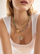 BaubleBar Evil Eye Charm Necklace - Gold/Blue - 
    Ends Tomorrow: Enjoy 20% off
  
