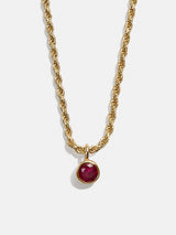 BaubleBar 18K Gold Florence Birthstone Necklace - Ruby - 
    Ends Tonight: Enjoy an EXTRA 20% off saleEnds Tonight: Enjoy an EXTRA 20% off sale
  
