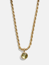 BaubleBar 18K Gold Florence Birthstone Necklace - Peridot - 
    Enjoy 20% off - This Week Only
  
