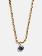 BaubleBar 18K Gold Florence Birthstone Necklace - Sapphire - 
    Enjoy 20% off - This Week Only
  
