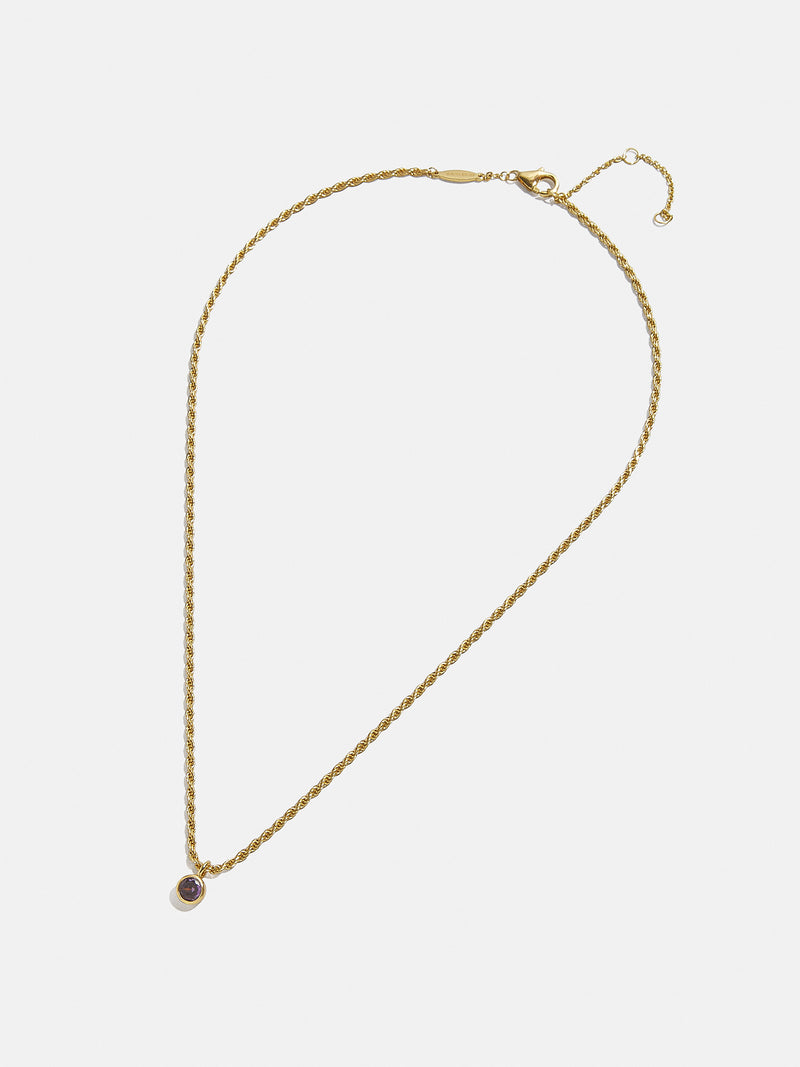BaubleBar 18K Gold Florence Birthstone Necklace - Topaz - 
    Enjoy 20% off - This Week Only
  
