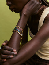 BaubleBar Rowan Semi-Precious Layered Bracelet - Capri - 
    Colorful bracelet with multiple chains
  
