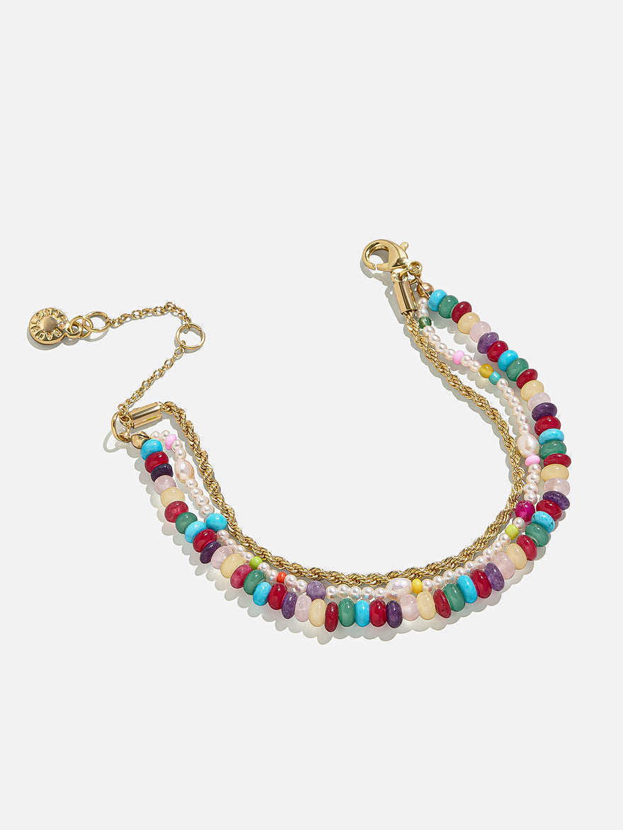 Rowan Semi-Precious Layered Bracelet - Mallorca