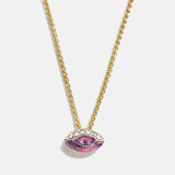 Clove Semi-Precious Birthstone Necklace - Amethyst