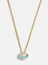 BaubleBar Clove Semi-Precious Birthstone Necklace - Aquamarine - 
    Enjoy 20% off - This Week Only
  
