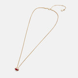 Clove Semi-Precious Birthstone Necklace - Garnet