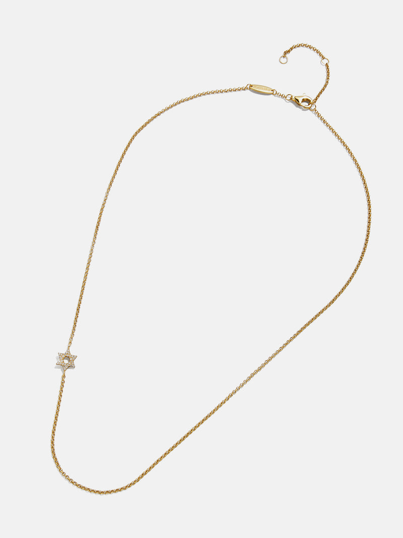 BaubleBar 18K Gold Asymmetrical Star of David Necklace - Star of David - 
    Enjoy 20% off - This Week Only
  
