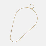 18K Gold Asymmetrical Star of David Necklace - Star of David