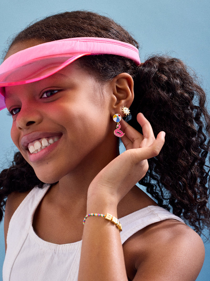BaubleBar Vacation Mode Kids’ Earring Set - Sun - 
    Set of two summer earrings
  
