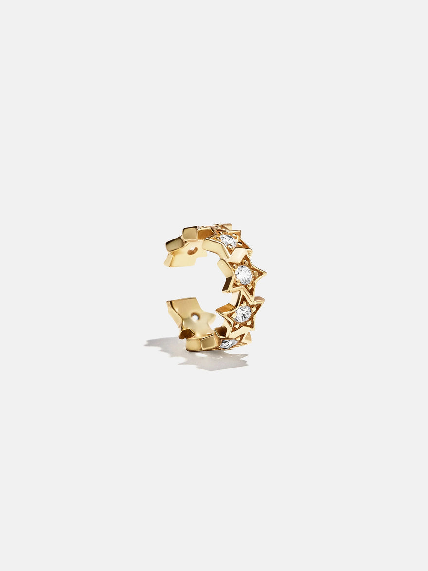 18K Gold Star Ear Cuff - Star