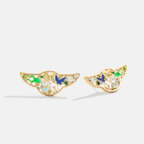 STAR WARS™ GROGU™ Cluster Earrings - Gold/Green