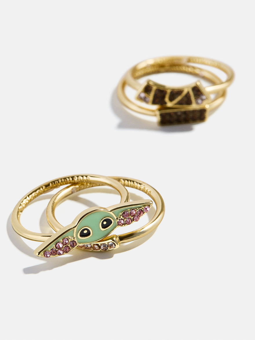STAR WARS™ GROGU™ Ring Set - Gold/Green