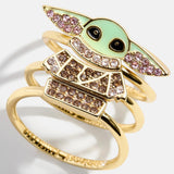 STAR WARS™ GROGU™ Ring Set - Gold/Green