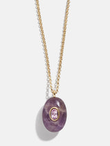 BaubleBar Aura Semi-PreciousPendant Necklace - Purple - 
    Enjoy 20% off - This Week Only
  
