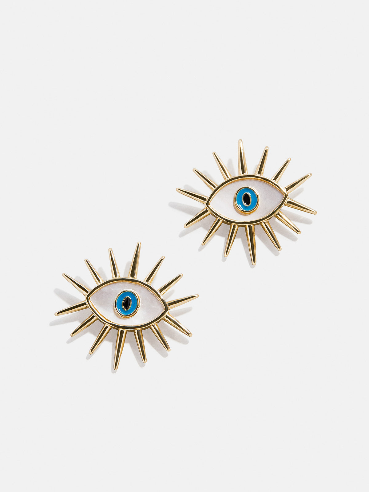 Ojo Earrings - Gold/Blue