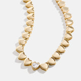 18K Gold Daphne Tennis Necklace - Gold/Pavé