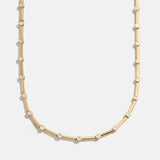 18K Gold Eve Necklace - Gold/Pavé