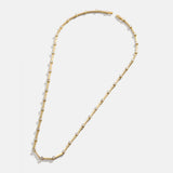 18K Gold Eve Necklace - Gold/Pavé
