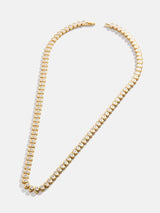 BaubleBar 18K Gold Vermeil Geraldine Tennis Necklace - Gold/Pavé - 
    18K Gold Vermeil, Cubic Zirconia
  
