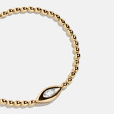 Silma 18K Gold Evil Eye Bracelet - Gold/Pavé