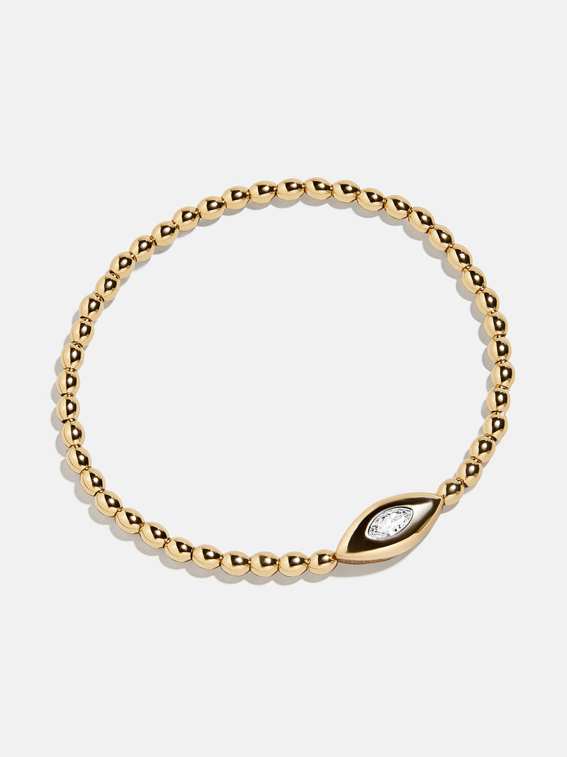 BaubleBar Silma 18K Gold Evil Eye Bracelet - Gold/Pavé - 
    Enjoy 20% off - This Week Only
  
