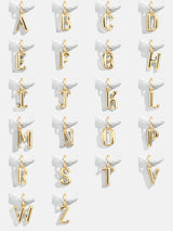 BaubleBar Custom Leather Initial Necklace - White - 
    Customizable cord necklace
  
