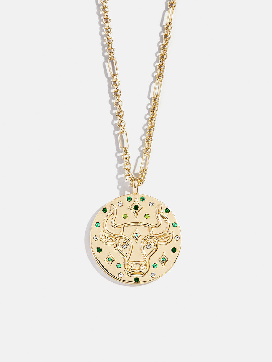 Zodiac Pendant Necklace - Taurus
