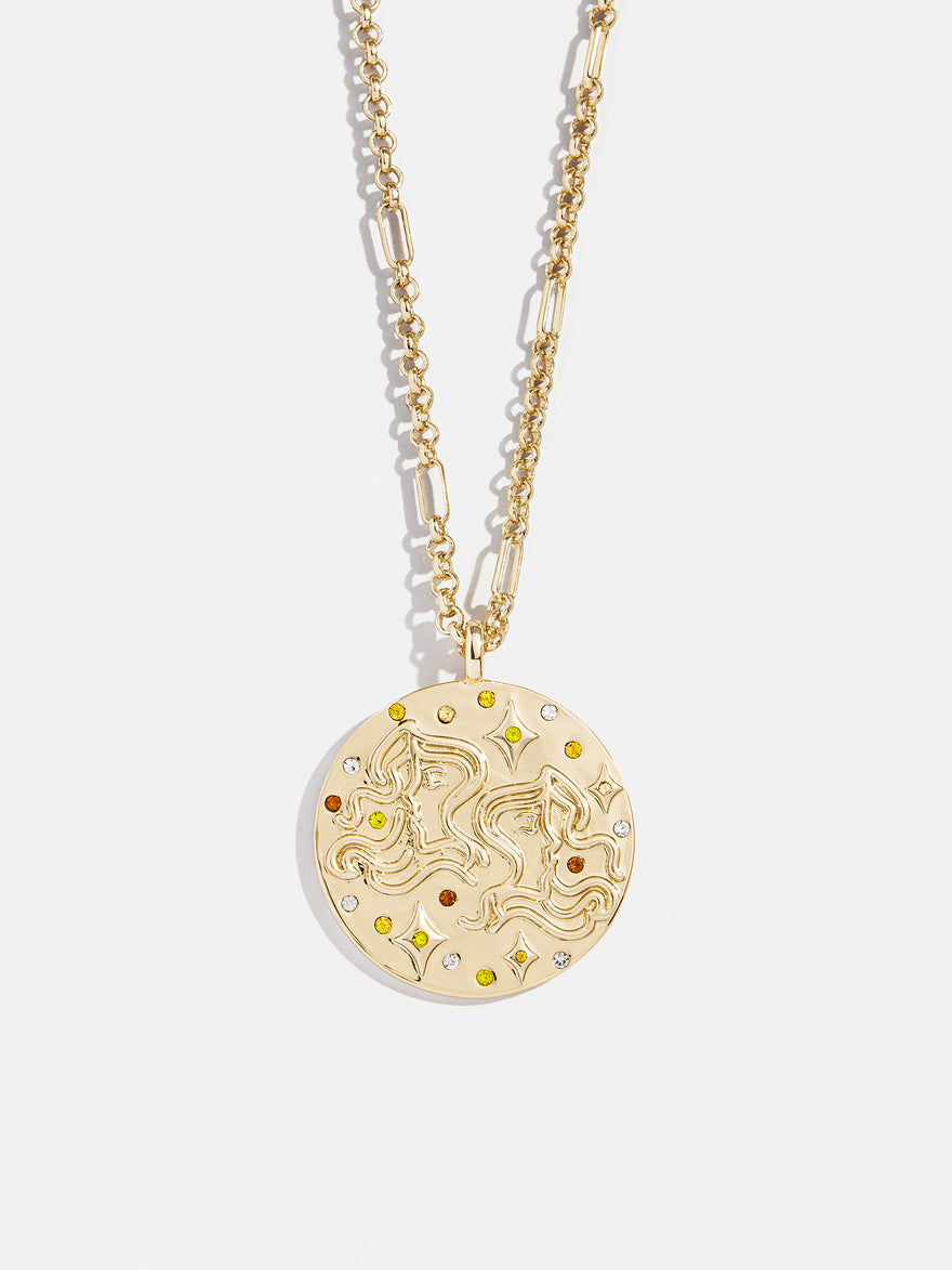 Zodiac Pendant Necklace - Gemini