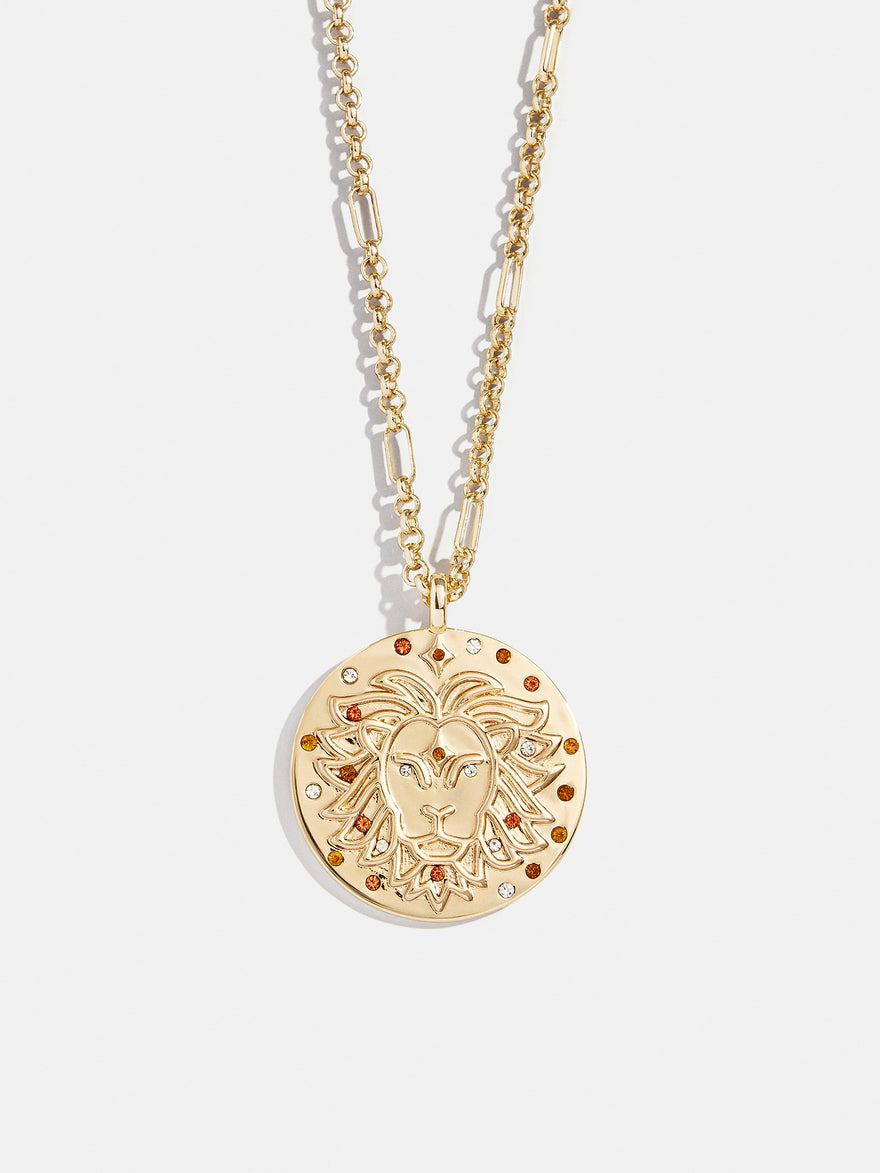 Zodiac Pendant Necklace - Leo