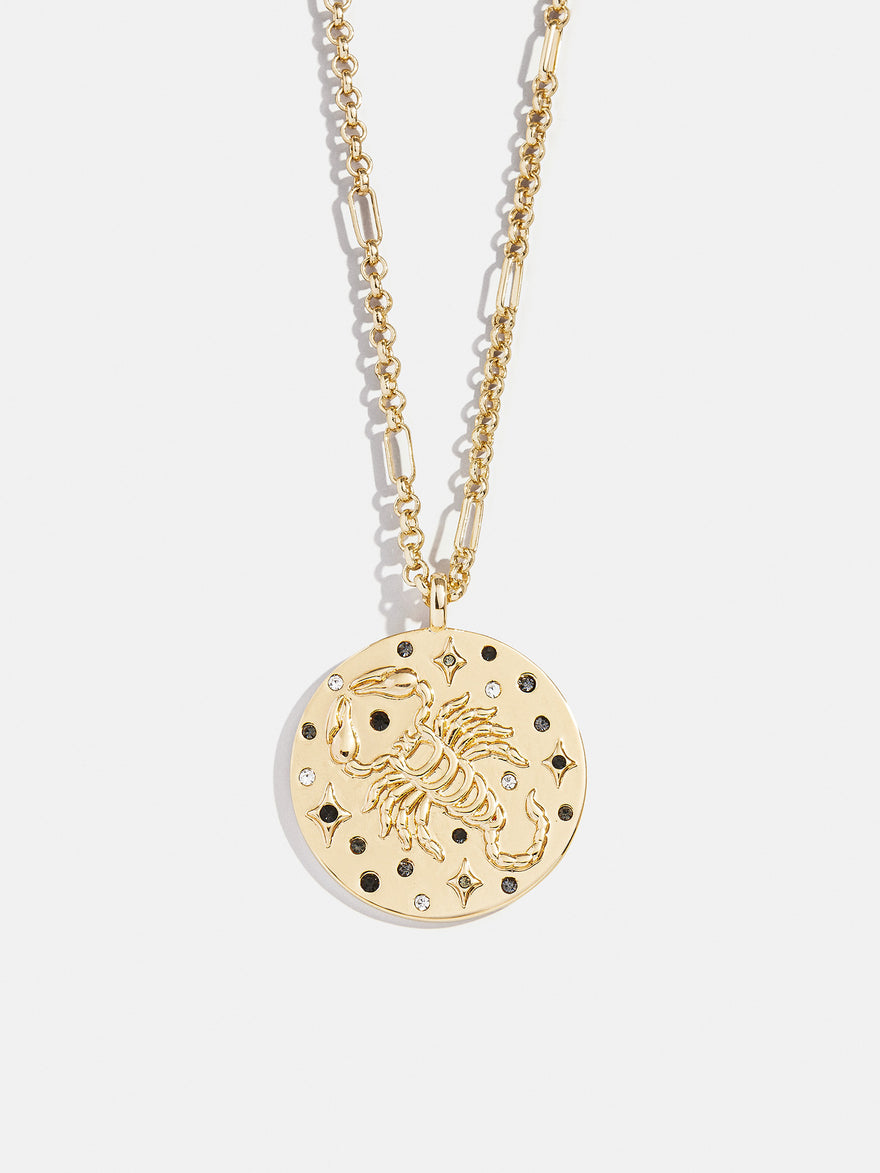Zodiac Pendant Necklace - Scorpio
