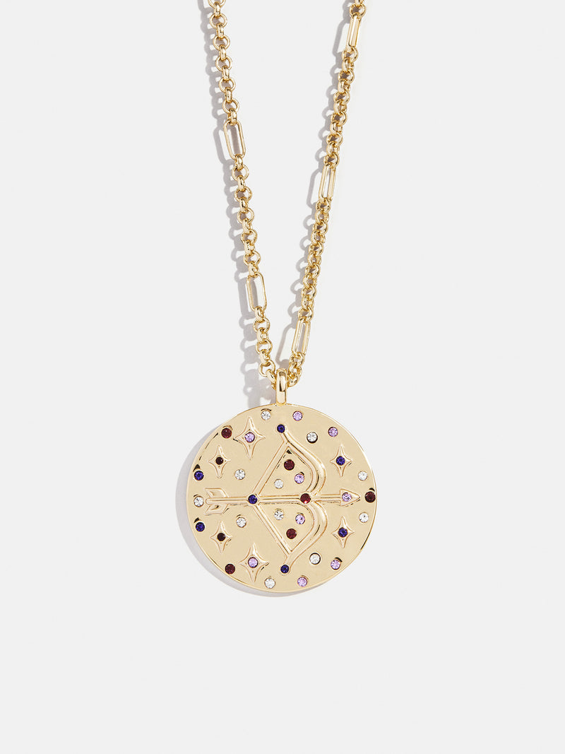 Zodiac Pendant Necklace - Sagittarius