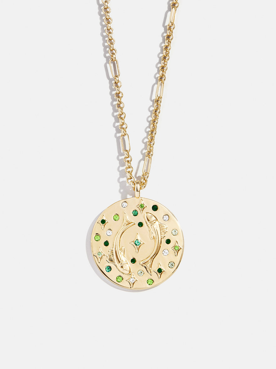 Zodiac Pendant Necklace - Pisces