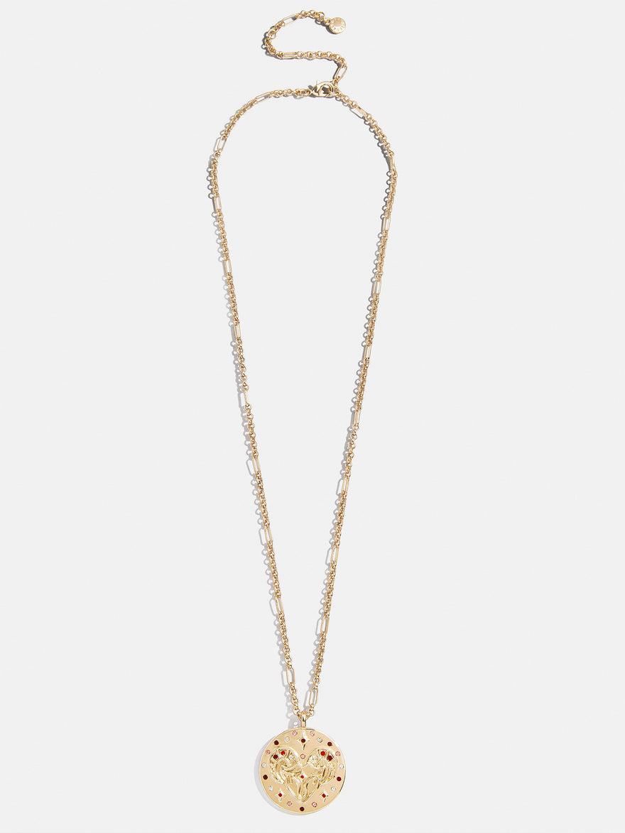 Zodiac Pendant Necklace - Aries