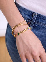 BaubleBar University of Miami Breezy Palm Pisa Bracelet - University of Miami - 
    University of Miami charm bracelet
  
