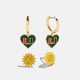 University of Miami Earring Set - University of Miami