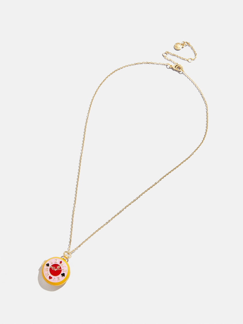 BaubleBar Disney Alice in Wonderland Locket - Gold/Multi - 
    Alice in Wonderland locket necklace
  
