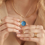 Disney Alice in Wonderland Locket - Gold/Multi
