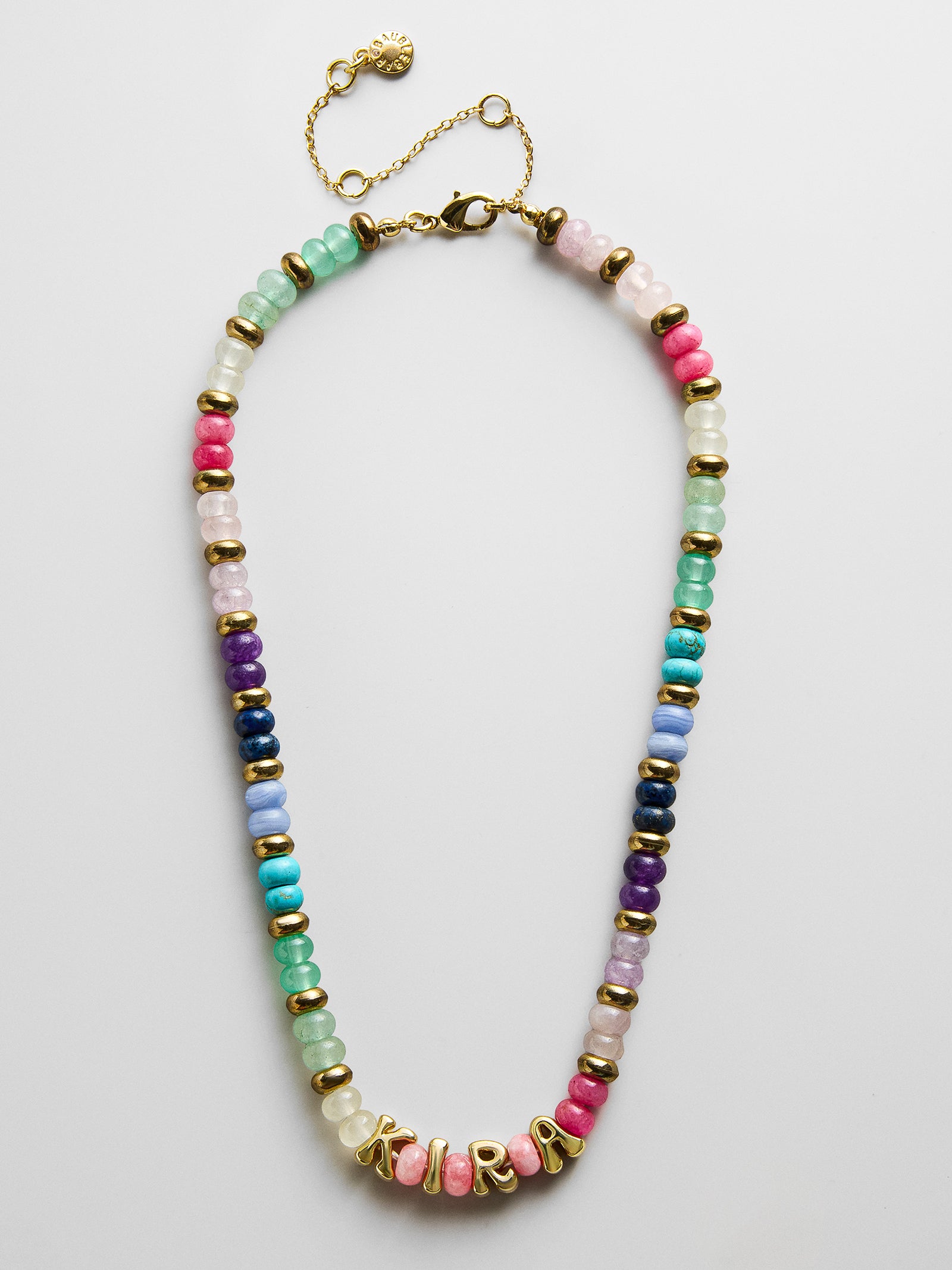 Semi-Precious Custom Bubble Necklace - Semi-Precious Bubble