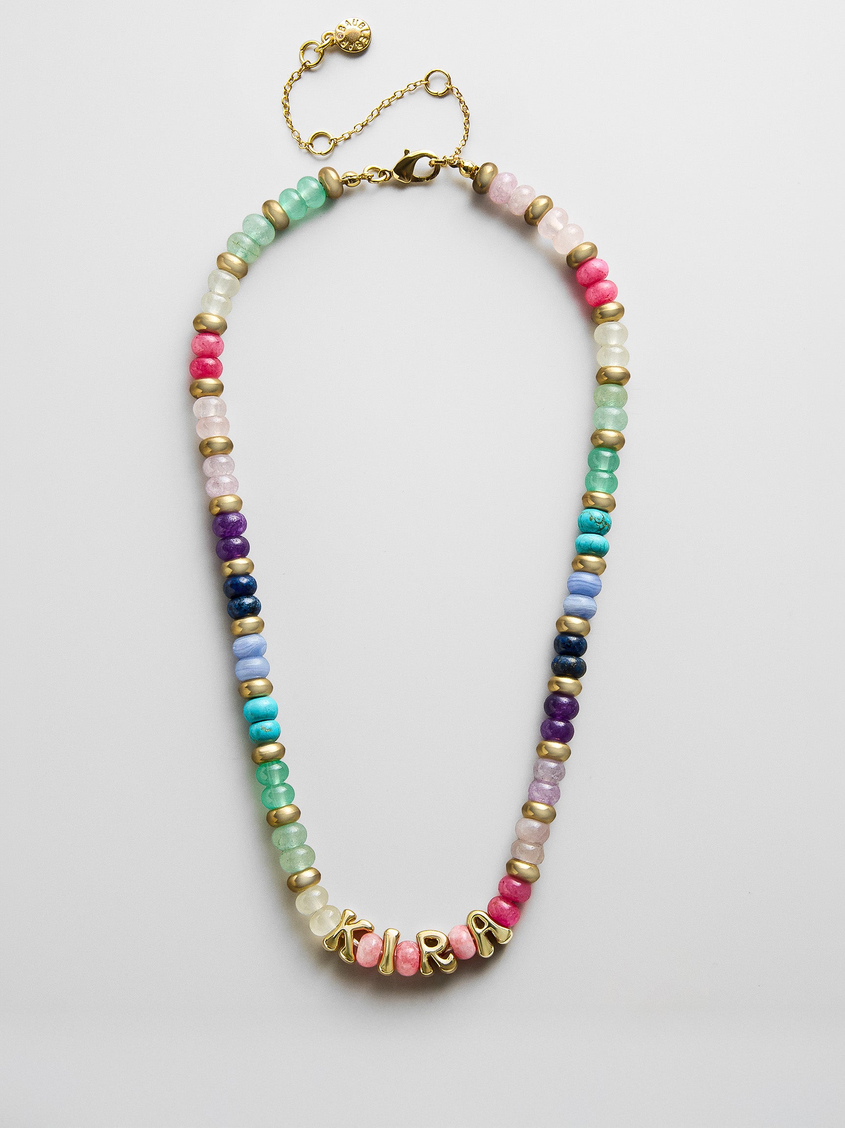 Semi-Precious Custom Bubble Necklace - Semi-Precious Bubble