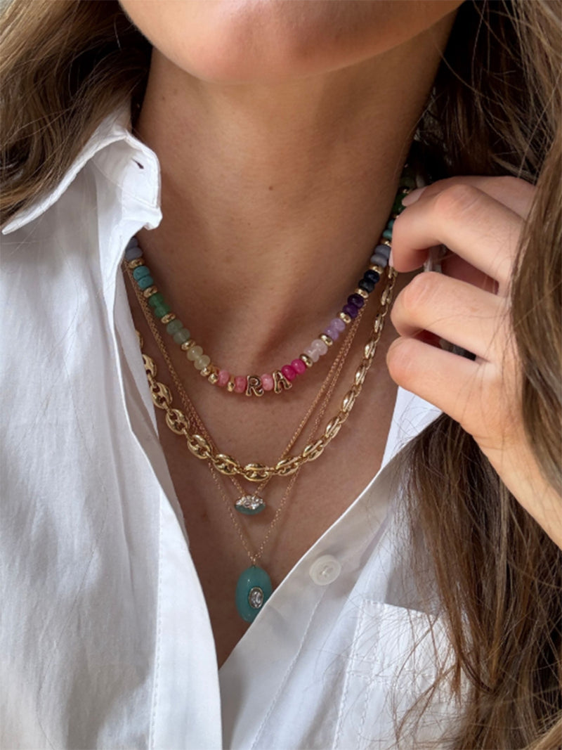 BaubleBar Custom Semi-Precious Bubble Necklace - Multi/Gold - 
    Enjoy 20% off - This Week Only
  
